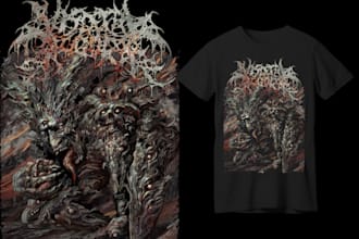 create brutal artwork illustration