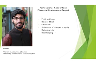 prepare financial statements, bookkeeping