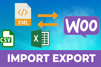 import excel data file to wordpress, woocommerce