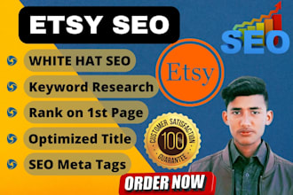 write SEO title and tags to rank etsy listing