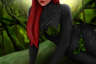 make hyper realistic digital painting for you