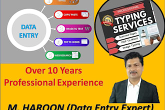 be your fastest data entry expert, operator, and data cleansing full time va