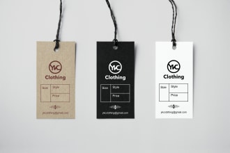 design hang tag, clothing tag, neck label, clothing label and price tag