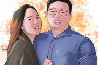 illustrate a photo of you or your loved ones