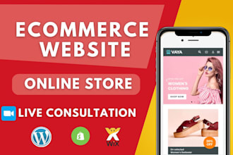 create redesign ecommerce website, online business store for high cro
