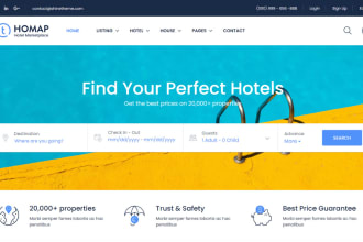 create hotel, travel, vik booking wordpress website