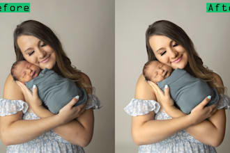 edit and retouch headshots, portraits, and fashion images