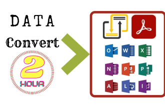 converting pdf data to word or excel