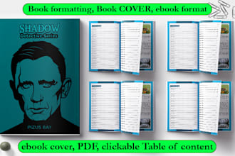 do book formatting, book cover, ebook format, ebook cover
