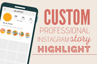 design professional instagram story highlight