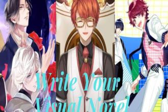 write your anime visual novel or otome game script