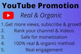 promote your youtube to rank your channel