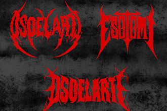 design a heavy metal logo