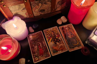 do a 3 card reading on any question you have
