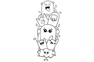 draw simple freehand digital line art