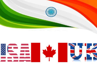 increase UK, india, german real organic visitors to your website