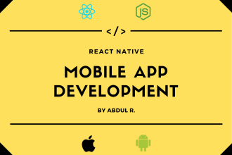 hybrid mobile app development, ios and android, custom user centric design
