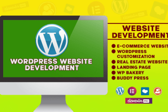 build website or help you in wordpress website development