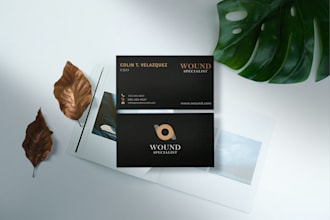 design luxury and eye catching business card with vip support