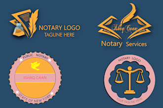 do notary signature lawyers mobile notary logo