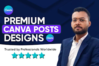 design canva posts for instagram, facebook, or linkedin