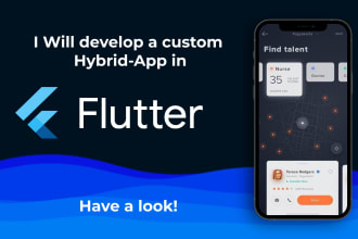 develop a custom hybrid flutter app for you or your business