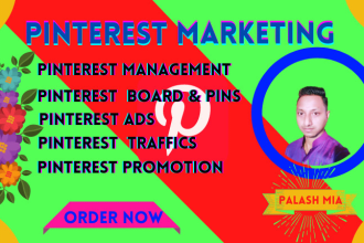 setup and optimize pins boards of pinterest marketing
