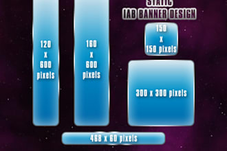 make any Static Banner Design size