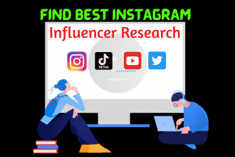 research the best instagram influencer for your niche