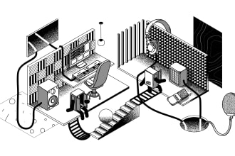 do a stunning 3d isometric illustrations