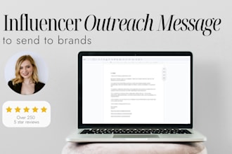create an influencer outreach message