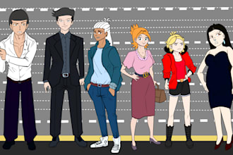 draw your rpg character ref sheet
