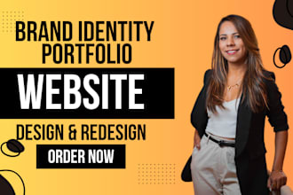 design your portfolio or brand identity website