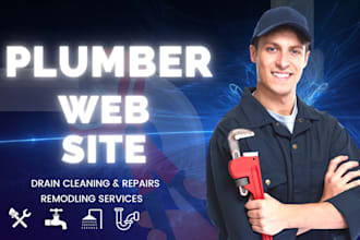 create plumber, electrician, handyman website using wordpress