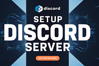 setup discord server for crypto, gaming, nft, anime or fivem discord server