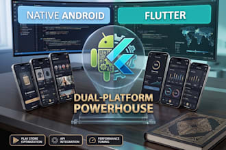build your native android app integrate key features and publish to play store