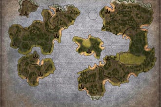 draw  the map of your fantasy world