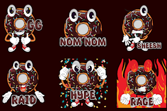 design custom twitch emotes, sub badges, and loyalty badges