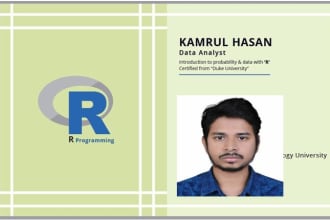 do data analysis with r, rstudio, r programming