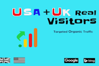 increase usa or uk visitors traffic to your website