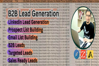 do b2b lead generation, linkedin lead generation using sales navigator