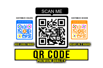 create professional qr code design with your logo for business