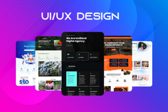 design a modern and unique website ui