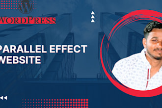 create parallax website in wordpress