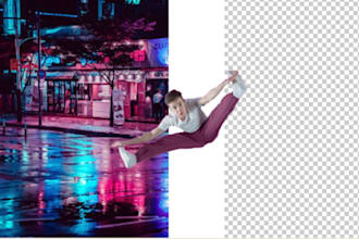 removing the background to images