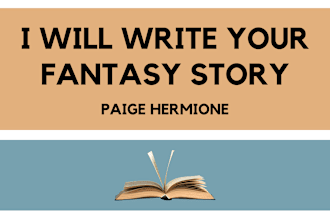 ghostwrite your fantasy story and bring your idea to life