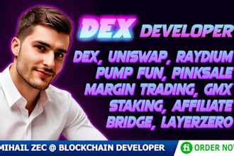 build launchpad, pump fun, dex, pancake swap, uniswap, raydium, compound, gmx