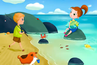 read your children picture book and suggest images