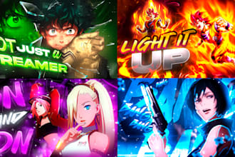 design stunning anime thumbnails for your youtube videos