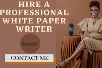 write a professional white paper, ico white paper, crypto white paper